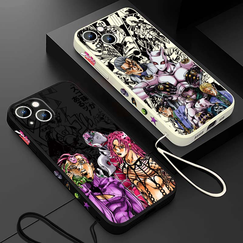 Apple Iphone 16 - Coque de téléphone liquide avec cordon