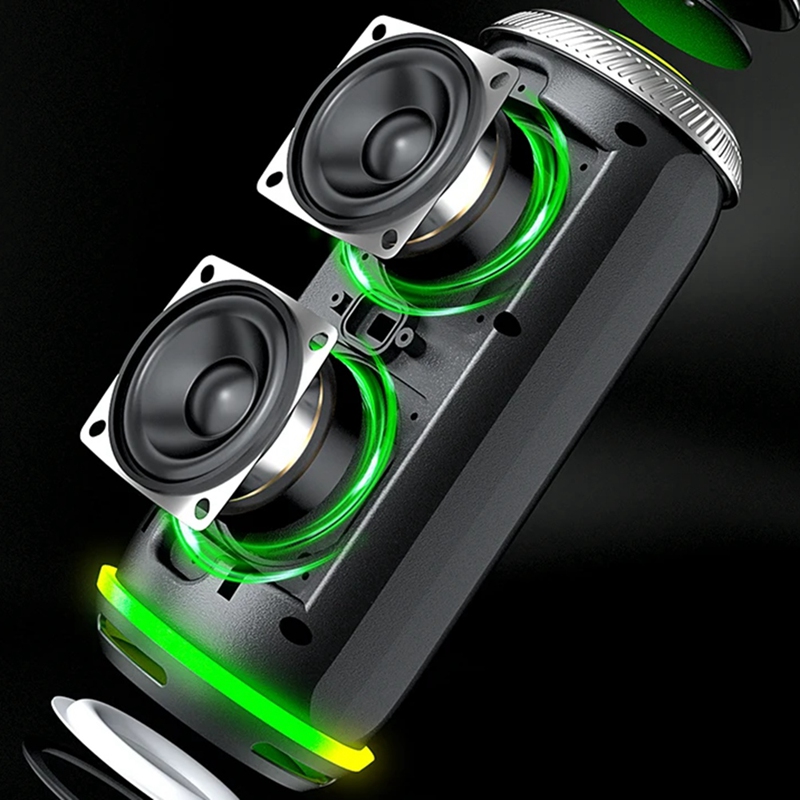Bluetooth Speaker Waterproof - Haut-parleur Bluetooth stéréo sans fil 360,