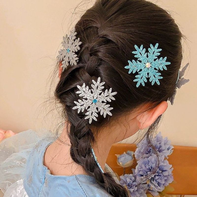 Elsa Gadget - Épingle à cheveux flocon de neige