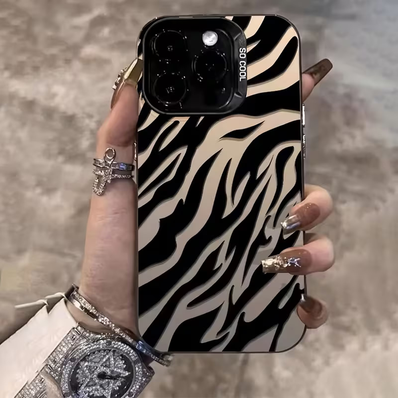 Apple Iphone 16 - Coque antichoc IMD avancée motif zèbre