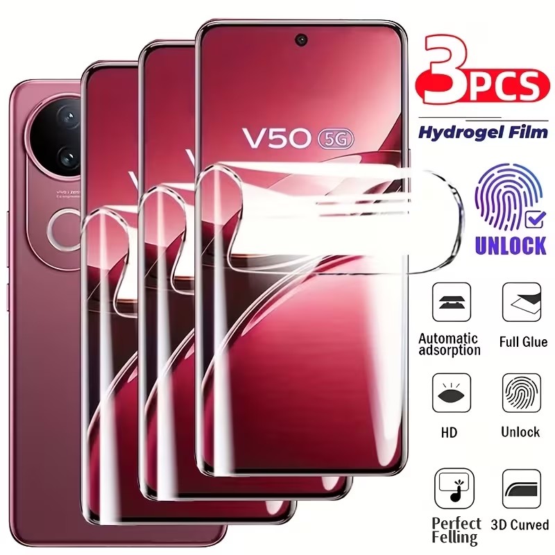 Vivo V40 - 3 films hydrogel pour Vivo V21E