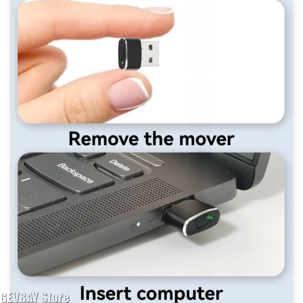 Auto Mouse Mover - Mini souris USB Jiggler indétectable avec