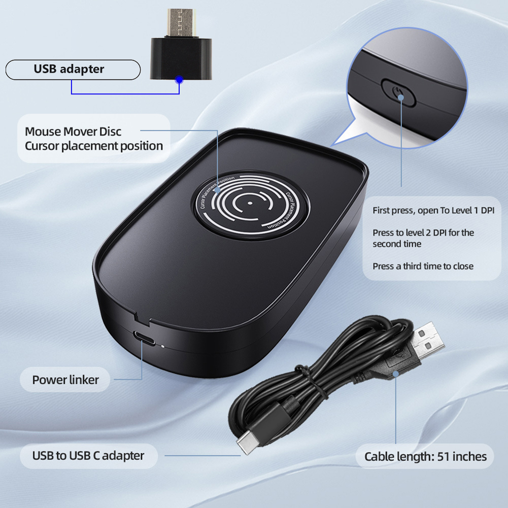 Souris indétectable Jiggler 5V - Auto Mouse Mover avis et prix